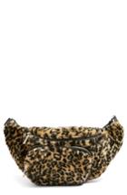 Topshop Baxter Leopard Belt Bag - Brown