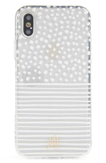 Incipio Oh Joy Dots & Stripes Iphone X Case - White