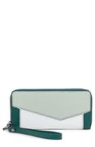 Women's Botkier Cobble Hill Leather Wallet - Green