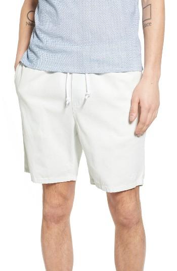 Men's Obey Keble Drawstring Shorts - White