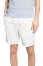 Men's Obey Keble Drawstring Shorts - White