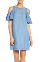 Women's Chelsea28 Chambray Cold Shoulder Dress