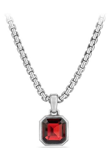 Men's David Yurman Emerald Cut Semiprecious Stone Amulet