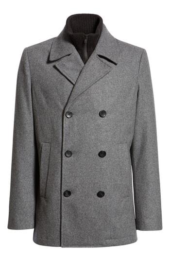 Men's Vince Camuto Dock Peacoat, Size - Grey