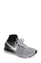 Women's Nike Air Zoom Pegasus All Out Flyknit Running Shoe M - Grey