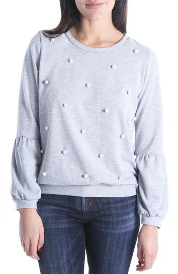 Women's Kut From The Kloth Dariela Pearly Sweater - Grey
