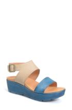 Women's Kork-ease 'khloe' Platform Wedge Sandal M - Blue