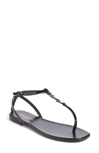 Women's Saint Laurent Nu Pied T-strap Sandal