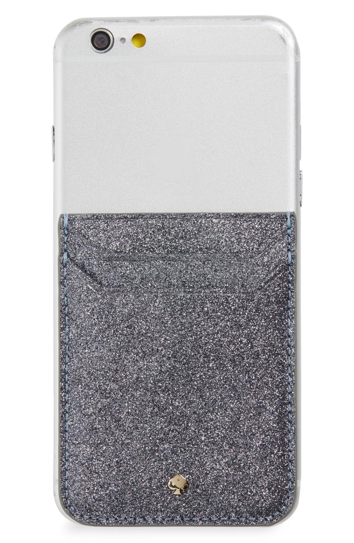 Kate Spade New York Glitter Triple Sticker Pocket -