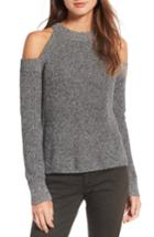 Women's Rag & Bone/jean Dana Cold Shoulder Sweater - Black