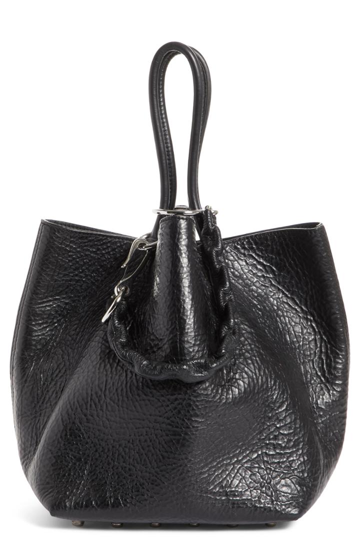 Alexander Wang Small Roxy Covered Chain Leather Bucket Bag -