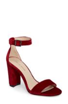 Women's Pelle Moda 'bonnie' Ankle Strap Sandal M - Burgundy