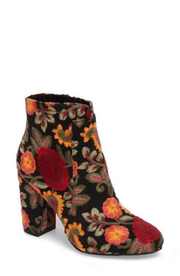 Women's Mia Rosebud Bootie .5 M - Black