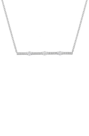 Women's Bony Levy Liora Diamond Bar Pendant Necklace (nordstrom Exclusive)