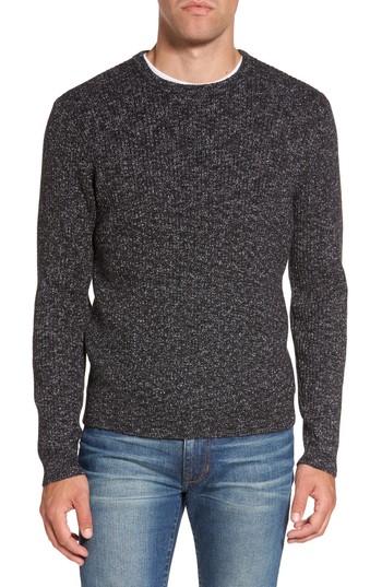 Men's Nordstrom Men's Shop Donegal Space Dye Nep Sweater - Grey