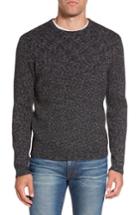Men's Nordstrom Men's Shop Donegal Space Dye Nep Sweater - Grey