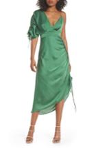 Women's Keepsake The Label I've Got You Asymmetrical Satin Dress - Green