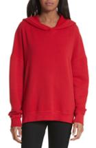 Women's Halogen Funnel Neck Sweatshirt, Size - Red