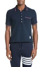 Men's Thom Browne Textured Pocket Polo