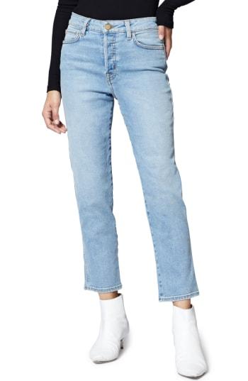 Women's Sanctuary Alt Crop Straight Leg Jeans - Blue