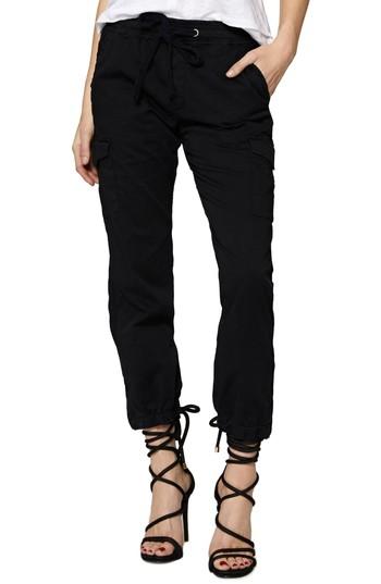 Women's Sanctuary Drawstring Trooper Pants - Black