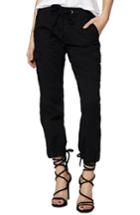 Women's Sanctuary Drawstring Trooper Pants - Black