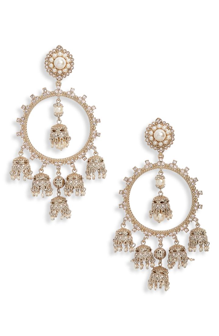 Women's Marchesa Orbital Chandelier Earrings