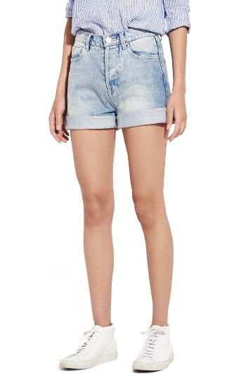 Women's Ayr The Always High Waist Denim Shorts - Blue