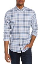 Men's Nordstrom Men's Shop Plaid Sport Shirt - Grey
