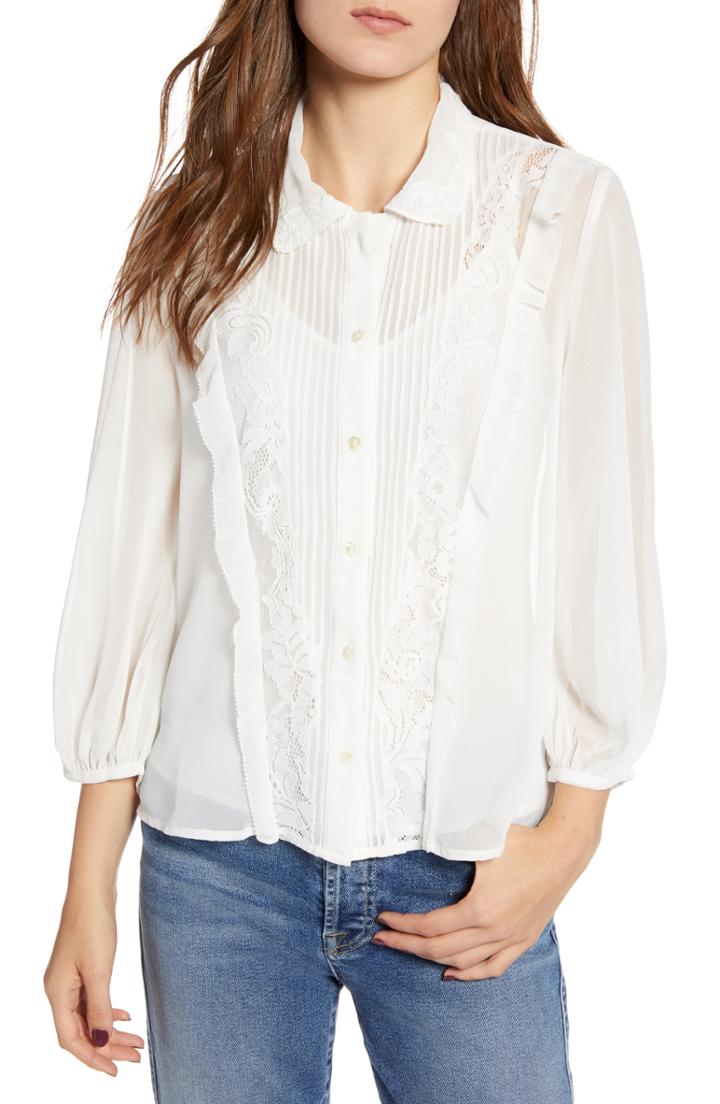 Women's French Connection Amie Lace Shirt