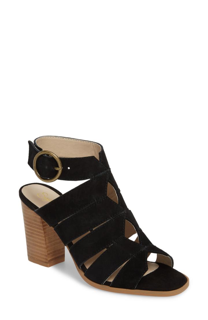 Women's Seychelles Completely Engaged Sandal .5 M - Black