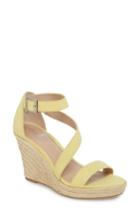 Women's Charles By Charles David Lou Asymmetrical Wedge Sandal M - Yellow