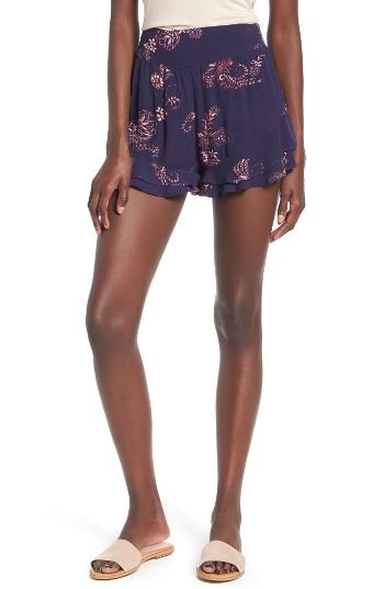 Women's Sun & Shadow Ruffle Shorts