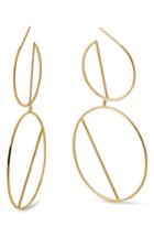 Women's Lana Jewelry Double Wire Eclipse Hoop Earrings