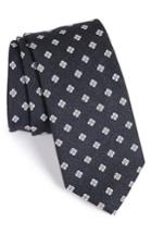 Men's Strong Suit Deco Medallion Cotton & Silk Tie, Size - Blue