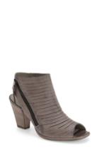 Women's Paul Green 'cayanne' Leather Peep Toe Sandal .5us/ 3uk - Grey