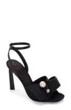 Women's Mercedes Castillo Keria Embellished Sandal .5 M - Black