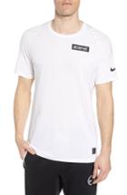 Men's Nike Pro Jdi Logo Dry T-shirt - White