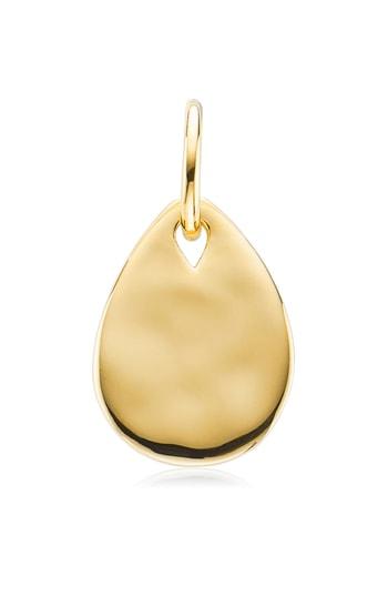 Women's Monica Vinader Engravable Mini Petal Teardrop Pendant