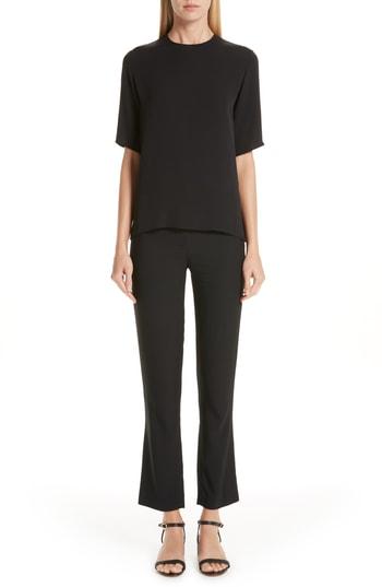 Women's Mansur Gavriel Silk Blouse Us / 38 It - Black