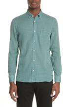 Men's Burberry Check Sport Shirt - Green