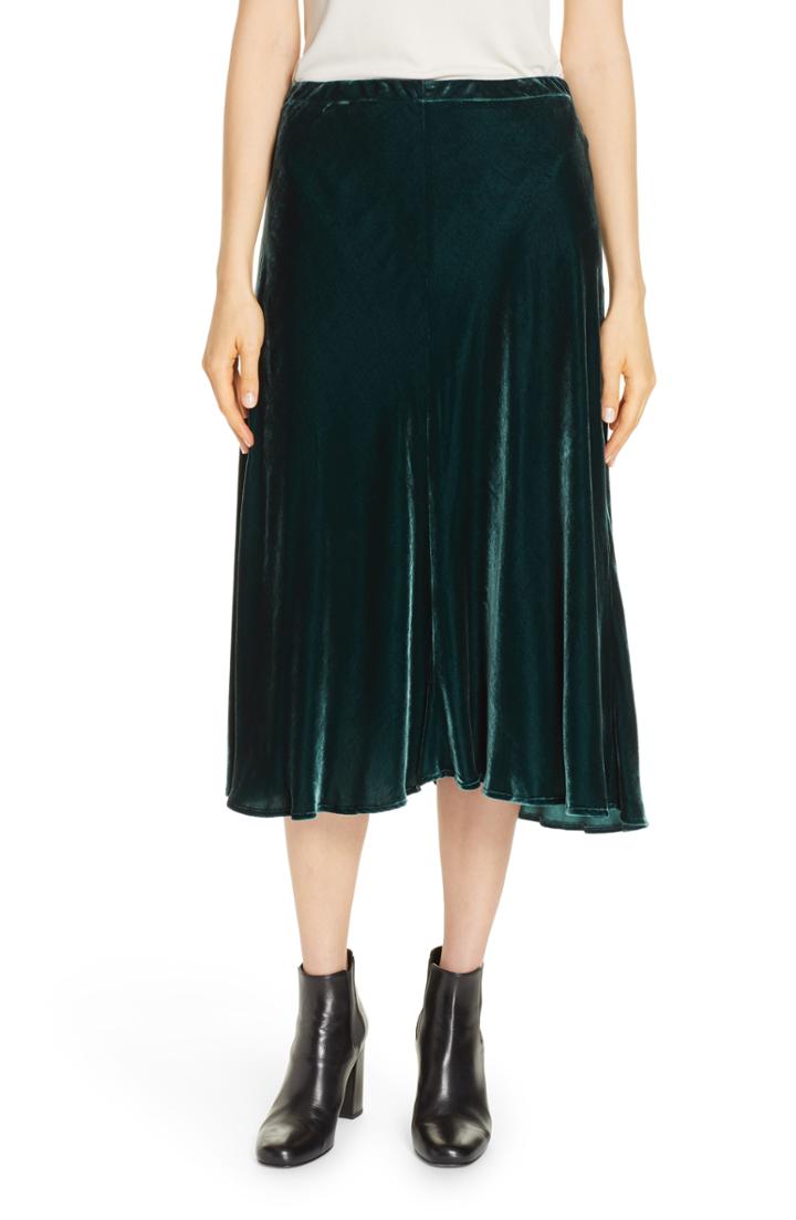 Women's Eileen Fisher Velvet A-line Skirt