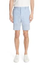 Men's Burberry London Serpentine Stripe Shorts - Blue