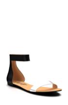Women's Shoes Of Prey Ankle Strap Sandal -6.5us / 36.5eu B - Black