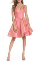 Women's Xscape Shimmer Fit & Flare Dress - Pink