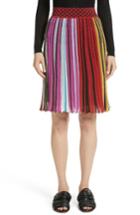 Women's Missoni Metallic Stripe Skirt Us / 38 It - Red