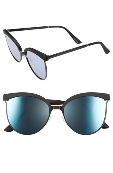 Women's Quay Australia Star Dust 60mm Cat Eye Sunglasses -