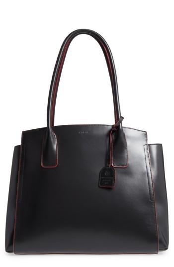 Lodis Zola Leather Tote - Black
