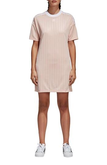 Women's Adidas Originals Trefoil T-shirt Dress - Pink