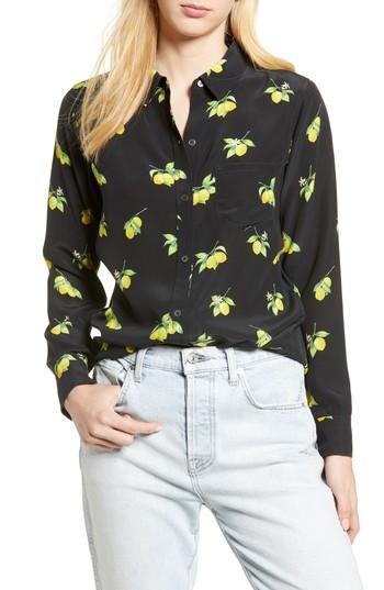 Women's Rails Kate Print Shirt - Black